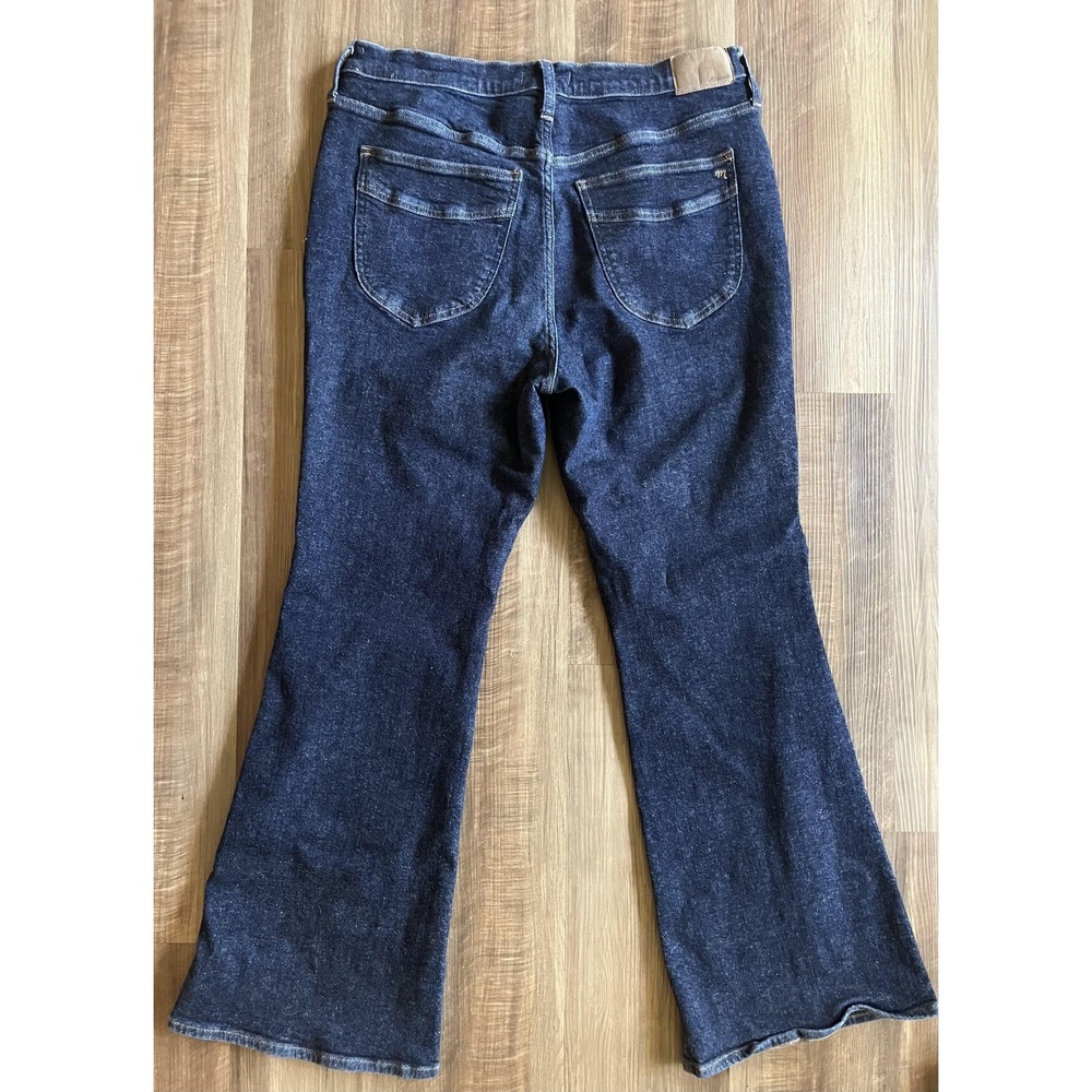 Madewell Jeans Womens 32 Blue The Perfect Vintage Flare Dark Wash Denim Zip Fly